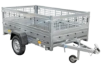 Unitrailer GARDEN TRAILER 230 KIPP (NEW) remorque voiture avec roue jockey et côtés grillagés – Image 7