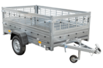 Unitrailer Garden Trailer 230 KIPP (nouveau) – remorque voiture avec roue jockey et côtés grillagés – Image 7