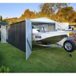 Garage en acier Zincalume Colorbond EASYSHED 19,55m² grande hauteur et largeur – Image 10