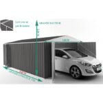 Garage en acier Zincalume Colorbond EASYSHED 20,1m² grande hauteur – Image 4