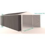 Garage en acier Zincalume Colorbond EASYSHED 20,1m² grande hauteur – Image 5