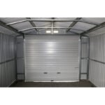 Garage en métal anthracite 19,95m² grande hauteur H.2,60m DURAMAX – Image 6