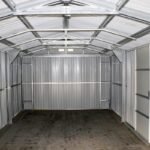 Garage en métal anthracite 19,95m² grande hauteur H.2,60m DURAMAX – Image 8