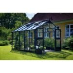 JULIANA - Serre Premium en verre trempé 3 mm 10.9 m² - Aluminium anthracite – Image 2