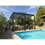 COULEURS DU MONDE - Pergola bioclimatique autoportante GAÏA - 3 x 4 m – Image 2