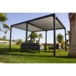 COULEURS DU MONDE - Pergola bioclimatique autoportante GAÏA - 3 x 4 m – Image 6