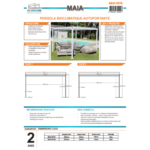 COULEURS DU MONDE - Pergola MAÏA 3x3 m - Autoportante bioclimatique – Image 4