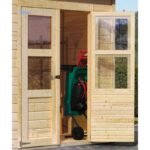 Petit abri de jardin en bois 2,22m² Merseburg 2 – Karibu – Image 7