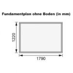 Petit abri de jardin en bois 2,22m² Merseburg 2 – Karibu – Image 5