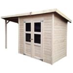 Petit abri de jardin en bois 3,26m² Merseburg 3 – Karibu – Image 6