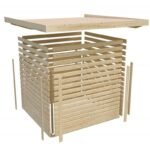 Petit abri de jardin en bois 3,26m² Merseburg 3 – Karibu – Image 8