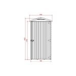 Petit abri de jardin traité autoclave avec plancher SOLID – Image 4
