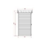 Petit abri de jardin traité autoclave avec plancher SOLID – Image 5