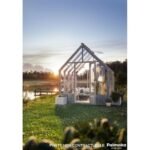 PALMAKO Serre de jardin Emilia 5.8 m² en bois traité autoclave et verre trempé 4 mm – Image 5