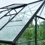 HALLS - Serre de jardin Universal 9.9 m² en verre 3 mm - Noir – Image 8