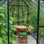 HALLS - Serre de jardin Universal 9.9 m² en verre trempé 3 mm - Noir – Image 9