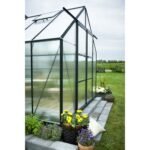 HALLS - Serre de jardin Magnum 11.5 m² polycarbonate 6 mm - Noir – Image 5
