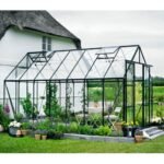 HALLS - Serre de jardin Magnum 11.5 m² verre 3 mm - Vert – Image 2