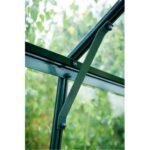 HALLS - Serre de jardin Magnum 9.9 m² verre trempé 3 mm - Noir – Image 8