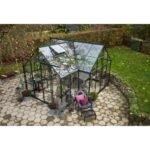 HALLS - Orangerie Garden Room 12.9 m² verre trempé 3 mm - Noir – Image 6