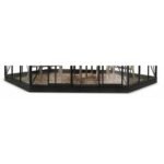HALLS - Serre véranda Atrium 9 m² en verre trempé 3 mm - Noir – Image 9