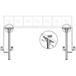 Toit de terrasse ajustable en aluminium laqué blanc 3,05×4,36m X-METAL – Image 13