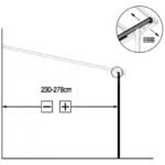 Toit de terrasse ajustable en aluminium laqué blanc 3,05×4,36m X-METAL – Image 8