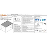 Tonnelle Bioclimatique ZEPHIR 3x4M - Aluminium - Lames motorisées - Gris - PROLOISIRS – Image 16